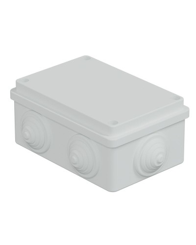 Коробка JBS120 120х80х50, 6 вых., IP55, белая (44008W-1). Коробка монтажная. Экопласт в Первоуральске