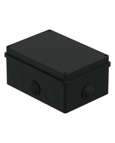 Коробка JBS210 210х150х100, 8 вых., IP55, черная (44016BL-1). Коробка монтажная. Экопласт в Первоуральске