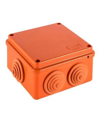 Коробка JBS100 100х100х55, 6 вых., 10P (0,15…4мм²) (43467HF): Коробка монтажная, огнестойкая, без галогена в Первоуральске