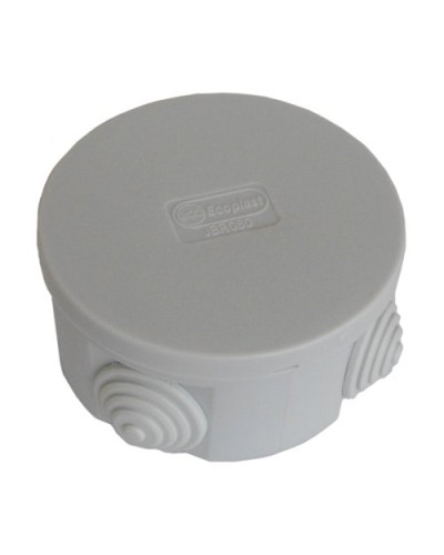 Коробка JBR080 D=80х40, 4 вых., IP44, белая (44005W-1). Коробка монтажная. Экопласт в Первоуральске