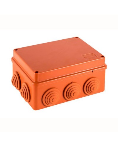 Коробка JBS150 150х110х70, 10 вых., 10P (0,15...2,5мм²) (43089HF). Коробка монтажная, огнестойкая, без галогена. Экопласт в Первоуральске