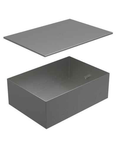 Коробка металлическая с крышкой для заливки в пол BOX/8-12 (70181): Коробка металлическая с крышкой для заливки в пол 309х217х105мм, для люков 70083, 70012 в Первоуральске