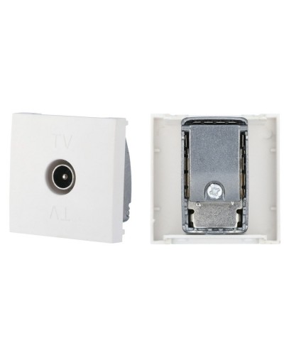 Розетка TV оконечная, белый LK45 (852104). Розетка TV. Экопласт в Первоуральске