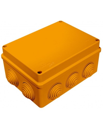 Коробка JBS150 150х110х70, 10 вых., 4P (2,5…16мм²) (43339HF): Коробка монтажная, огнестойкая, без галогена в Первоуральске