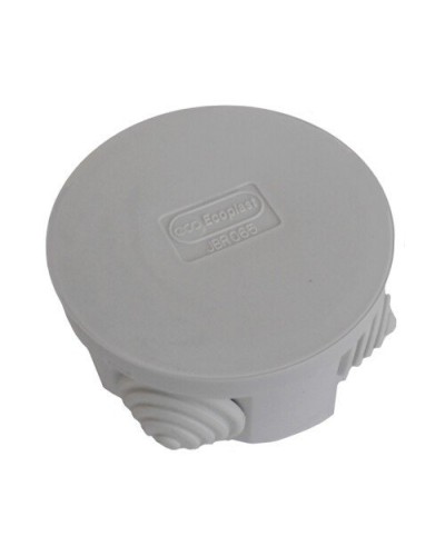 Коробка 3001 D70x36, 4 вых, IP55, серая (44001). Коробка монтажная. Экопласт в Первоуральске