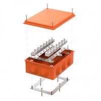 Коробка огнестойкая 200х150х75 о/п (40-0320-FR6.0-28). Коробка огнестойкая для открытой установки. Промрукав
