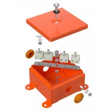 Коробка металлическая огнестойкая 110х110х65 (70-0360-FR2.5-4). Коробка металлическая огнестойкая. Промрукав