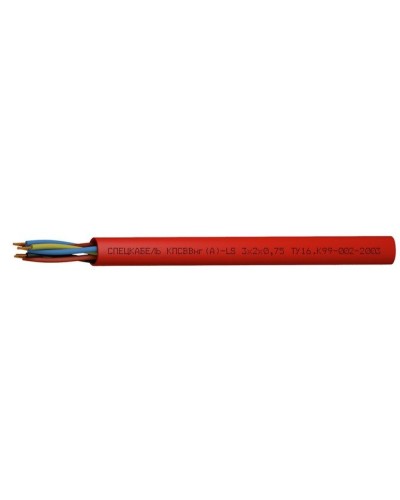 КПСВВнг(А)-LS 4х2х2,5 (Спецкабель). Кабель симметричный для систем сигнализации и управления, групповой прокладки, с пониженным дымо- и газовыделением. Спецкабель в Первоуральске