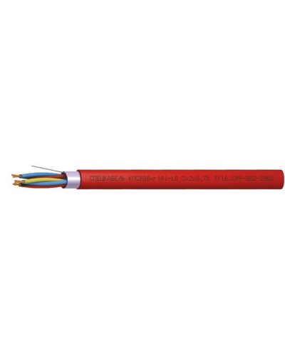 КПСВЭВнг(А)-LS 4х2х0,75 (Спецкабель). Кабель симметричный для систем сигнализации и управления, групповой прокладки, с пониженным дымо- и газовыделением. Спецкабель в Первоуральске